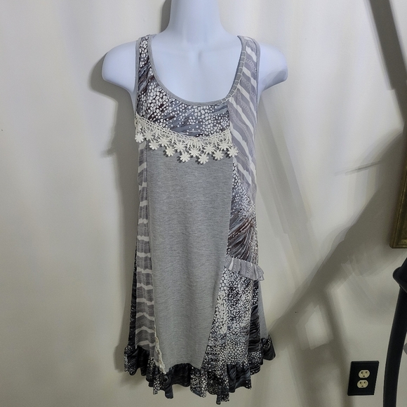 Sacred Threads Multi Media Dress, Size M - Picture 1 of 4